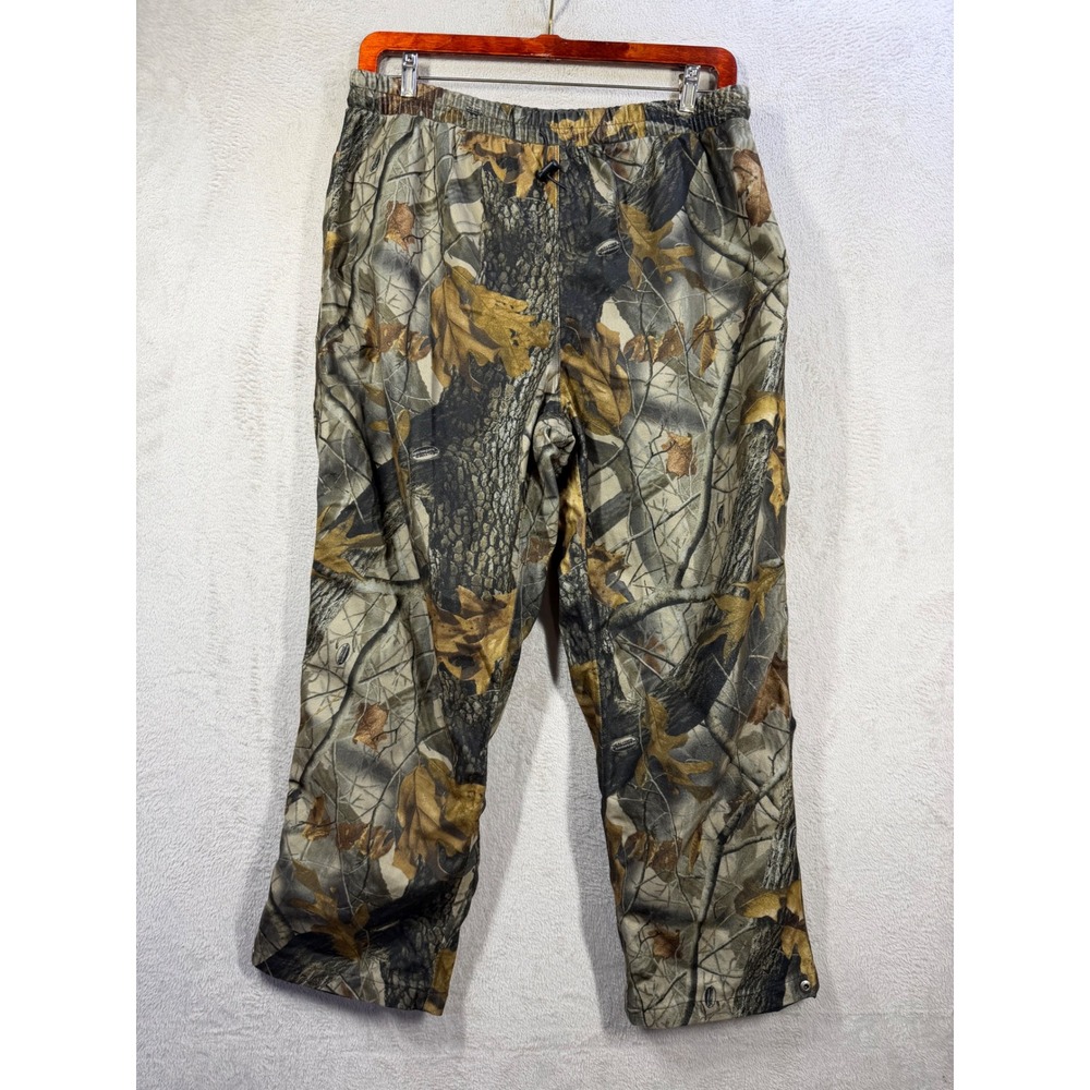 HFC Equipment Waterproof Camo Pants Mens‎ XL Green Advantage Hardwoods Hunting